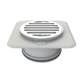 100mm Round Megaflex Stick Down Floor Waste